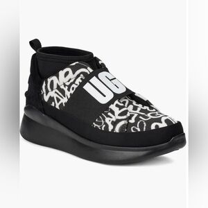 UGG Neutra Graffiti Print Sock Sneaker Women’s Size 11